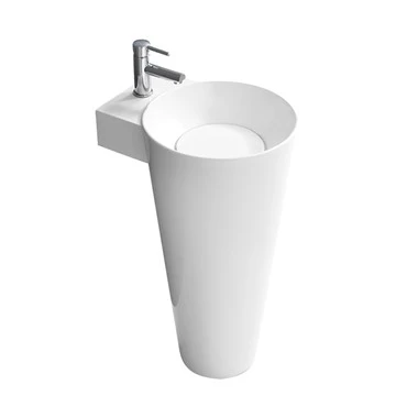 Lavatório de mãos com pedestal